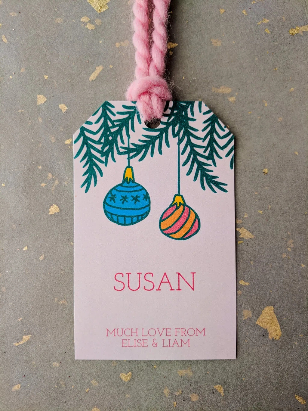 Free Printable Christmas Gift Tags In Pink - Editable - Merriment with regard to Printable Personalized Christmas Tags