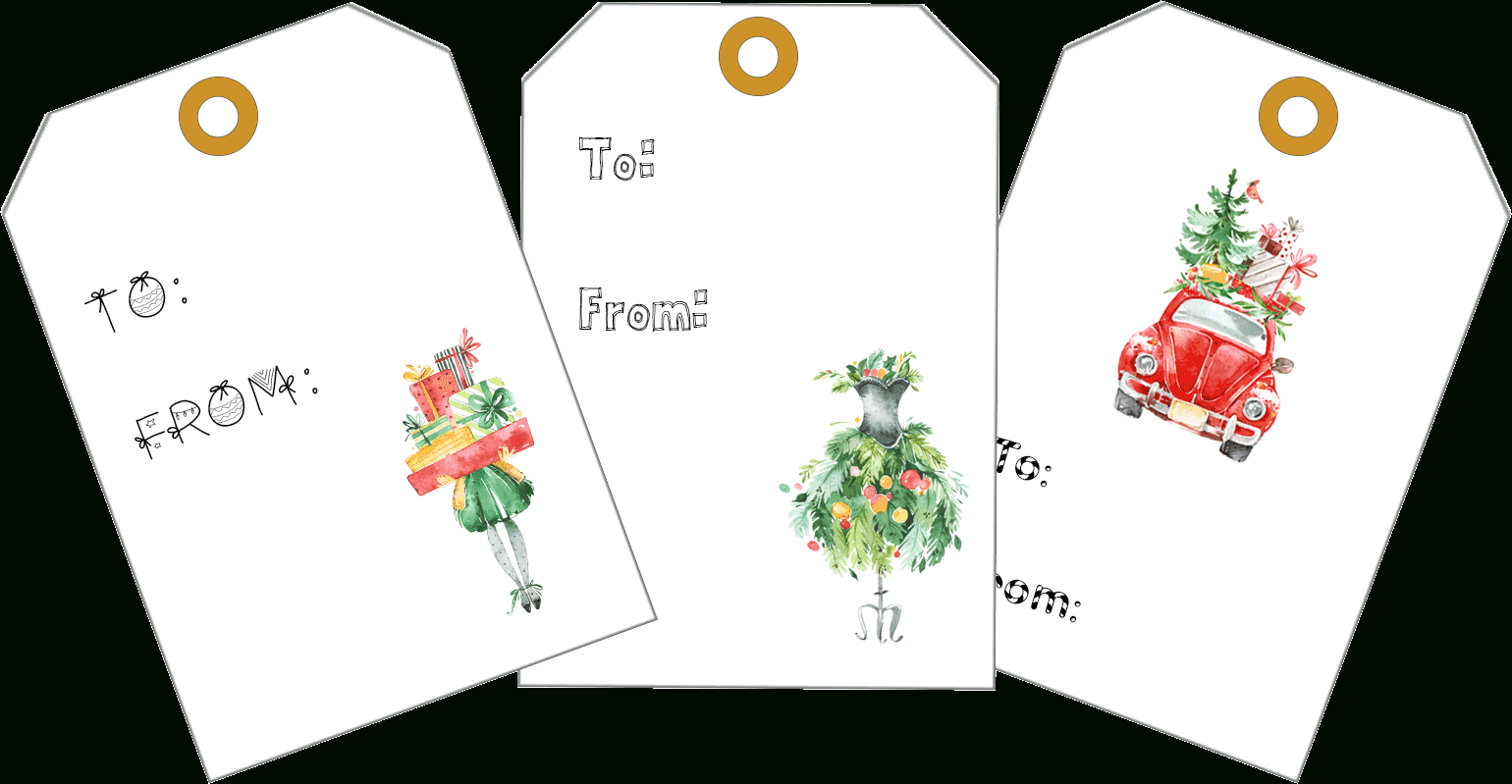 Free Printable Christmas Gift Tags To Make Your Spirits Bright with regard to Christmas Gift Tags Template Printable Free