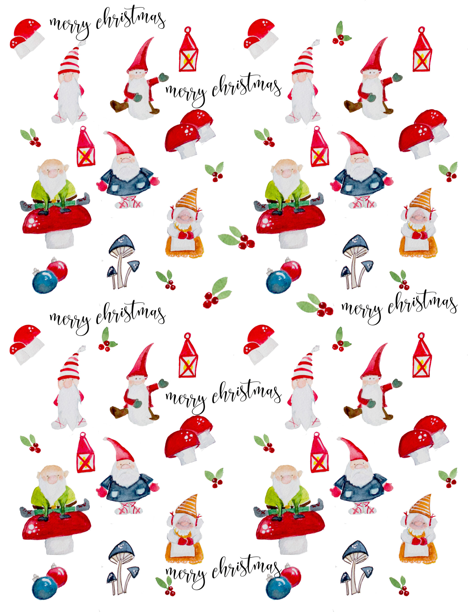 Free Printable Christmas Gift Wrap in Printable Christmas Wrapping Paper