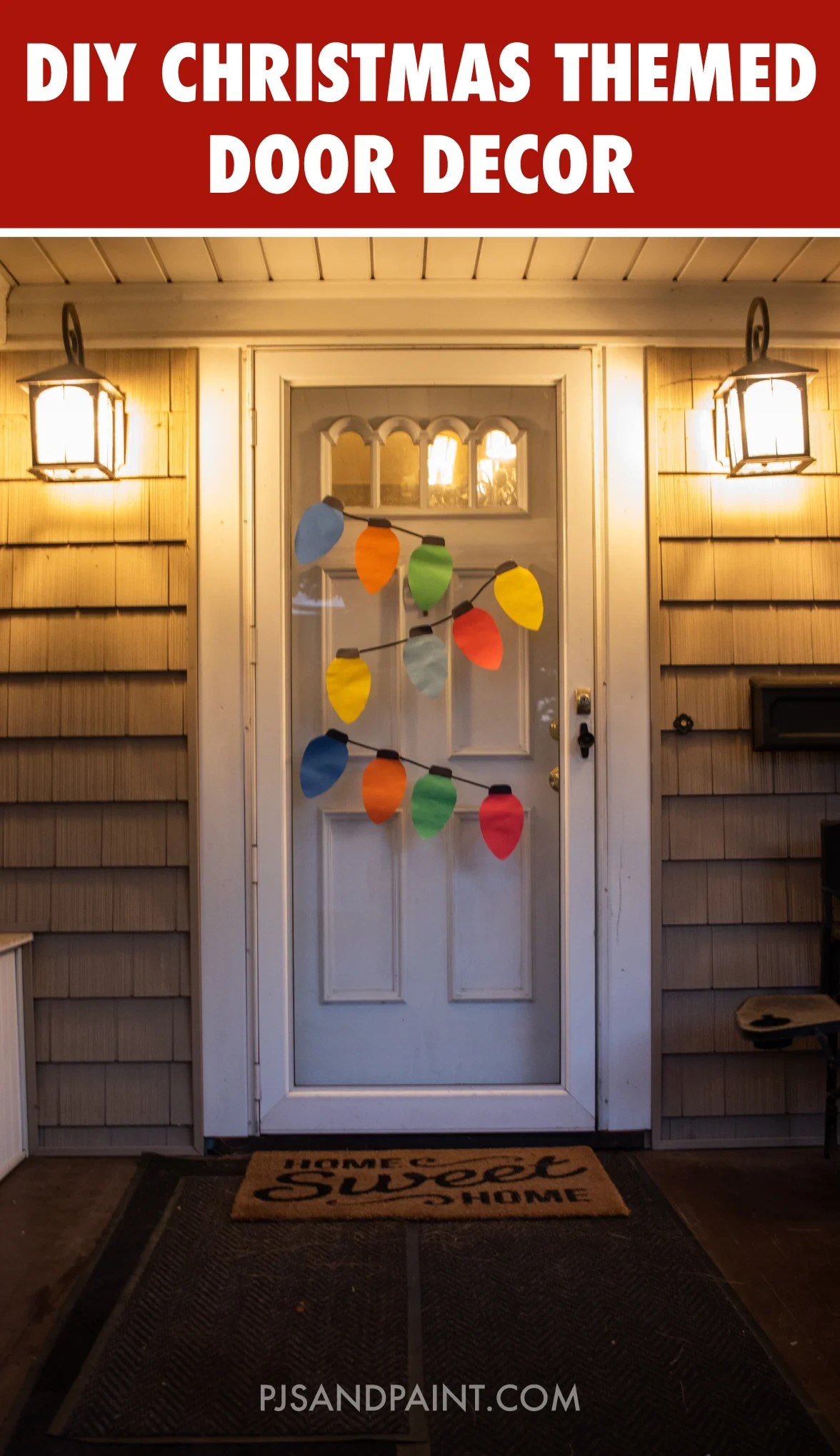 Free Printable Christmas Light Template | Diy Christmas Decoration inside Christmas Door Decoration Printable