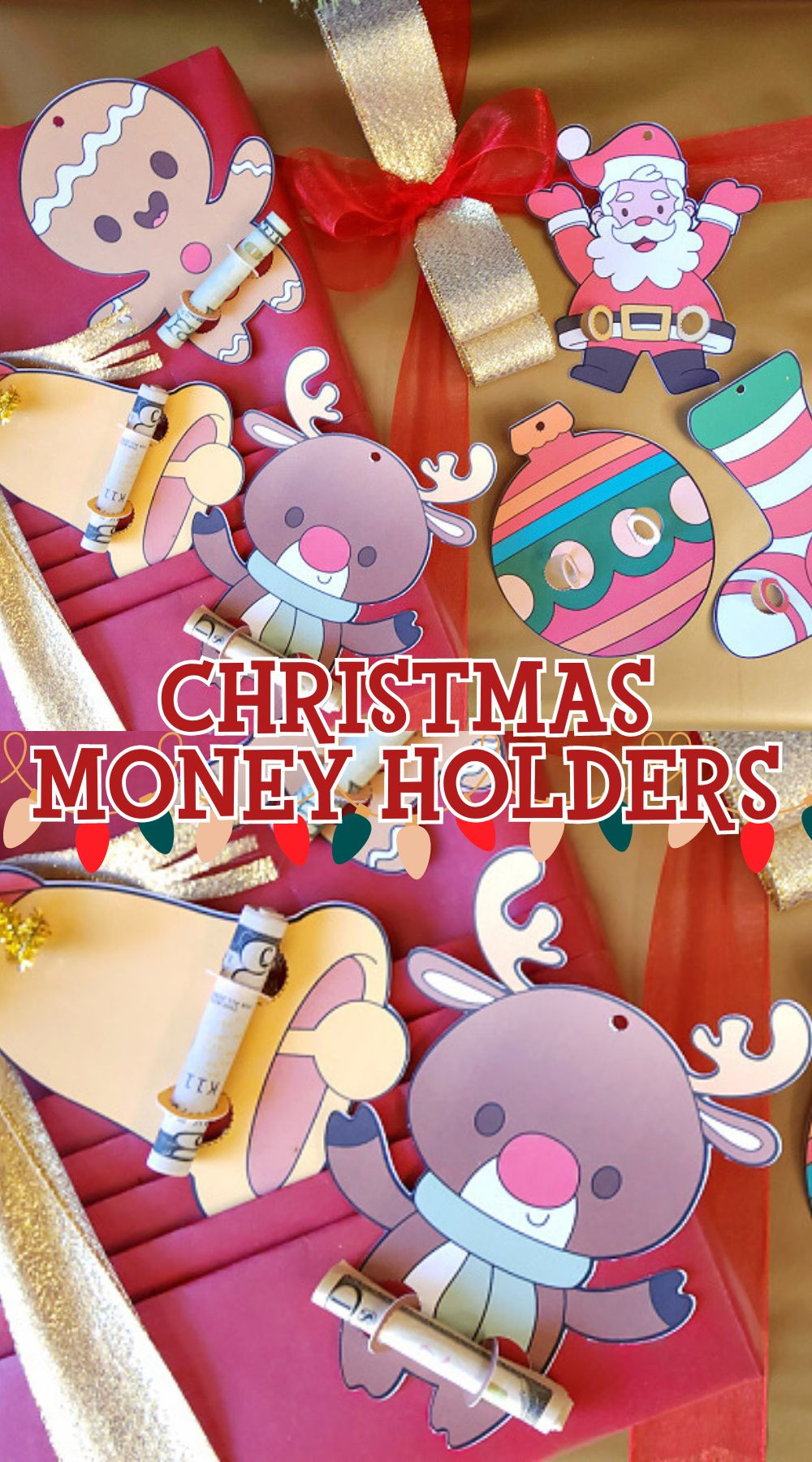 Free Printable Christmas Money Holder Tags - My Pinterventures inside Printable Money Holders Christmas
