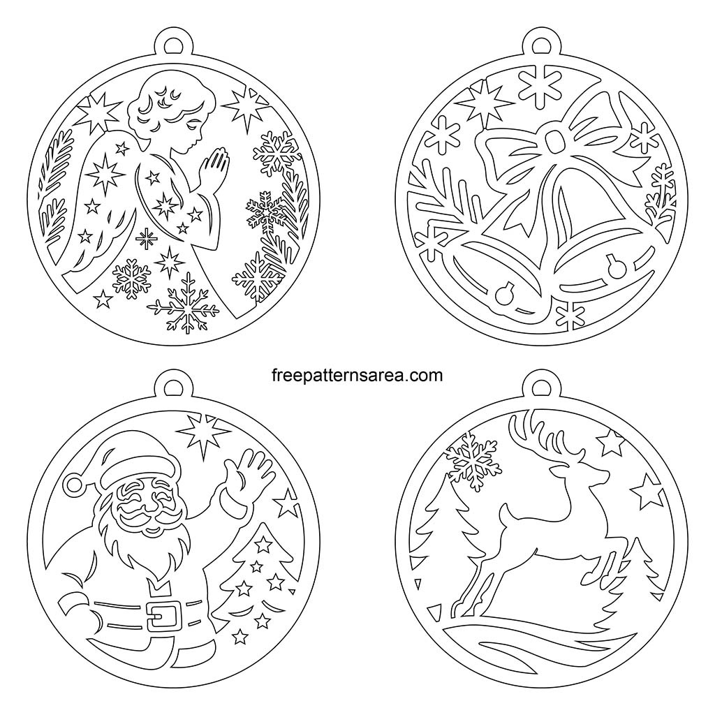 Free Printable Christmas Ornament Templates Pdf Download with regard to Ornament Patterns Printable