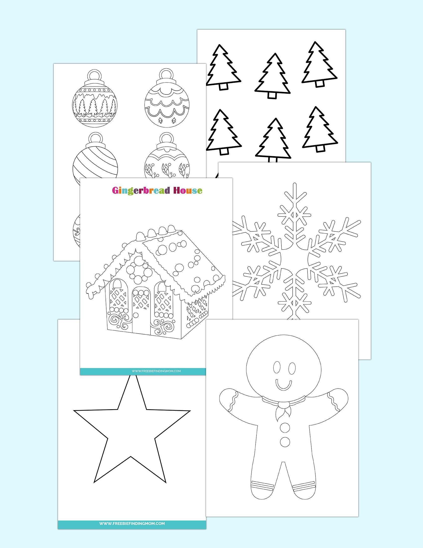 Free Printable Christmas Stencils with Easy Printable Christmas Stencils