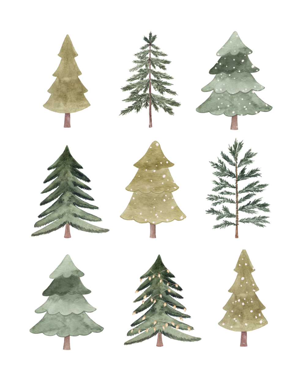 Free Printable Christmas Tree Art - Clean And Scentsible with regard to Free Printable Christmas Tree Images