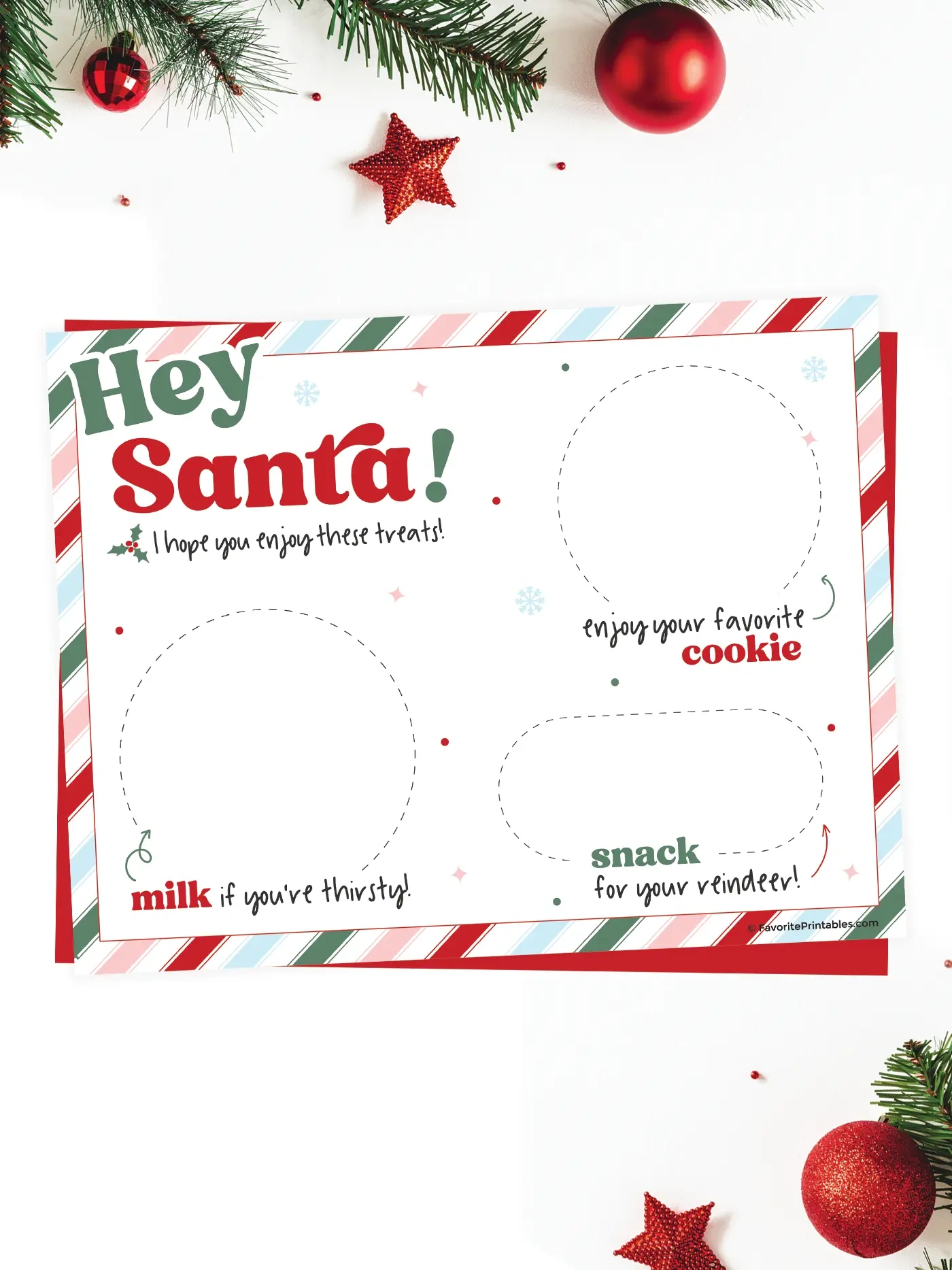 Free Printable Cookies For Santa Template - Favorite Printables within Santa Cookie Letter Printable