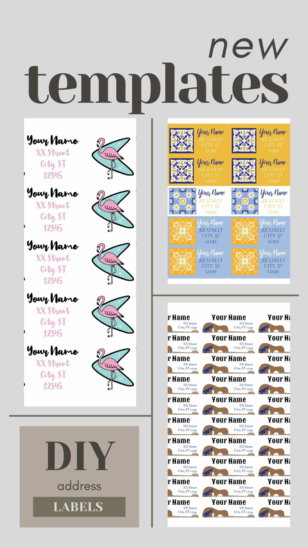 Free Printable Custom Address Label Templates - Morena'S Corner in Free Printable Address Label Template