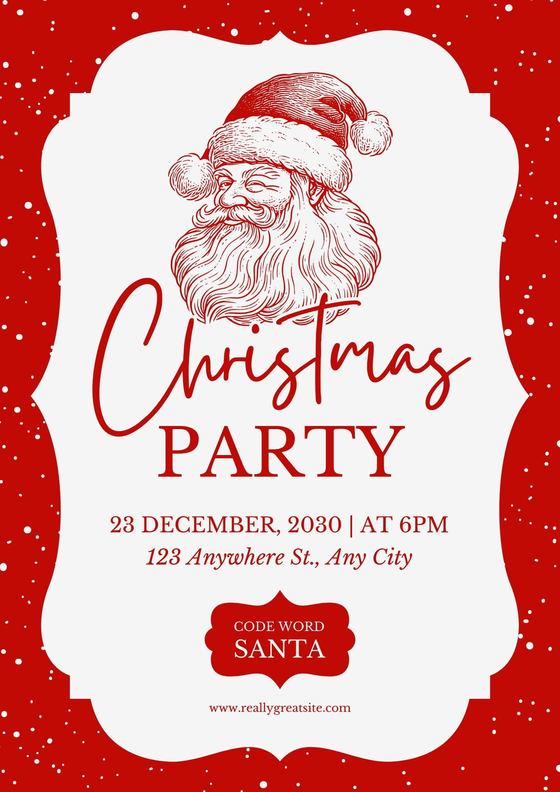 Free, Printable, Customizable Christmas Flyer Templates | Canva within Christmas Holiday Party Flyer Template