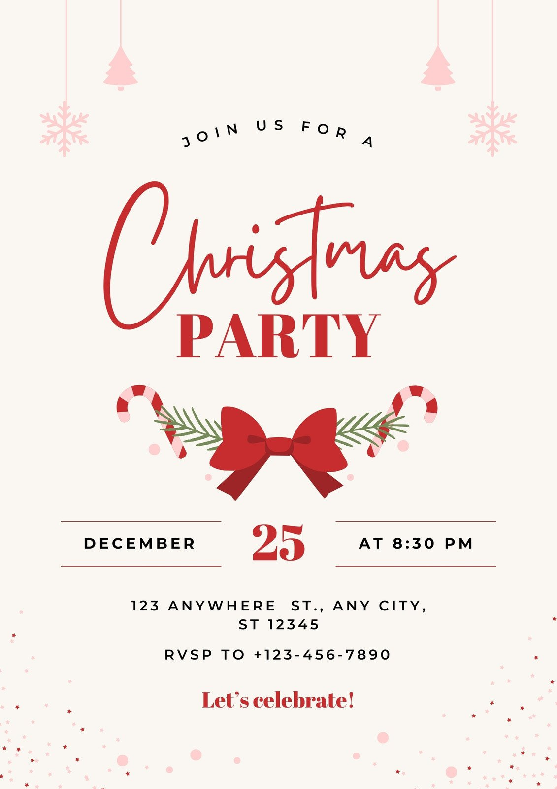 Free, Printable, Customizable Christmas Flyer Templates | Canva within Free Printable Christmas Flyer Templates