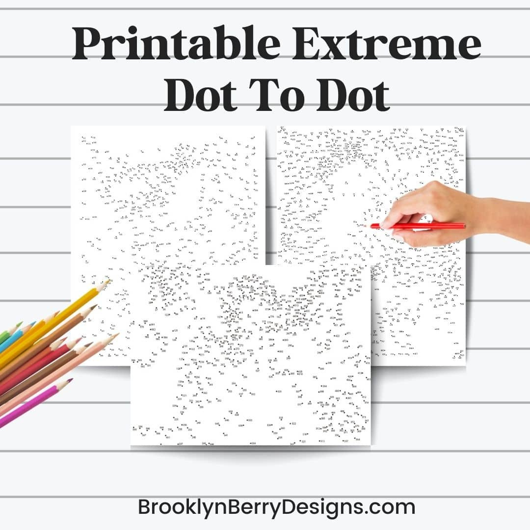 Free Printable Dot To Dot Extreme Level - Brooklyn Berry Designs inside Extremely Hard Dot to Dot Free Printables
