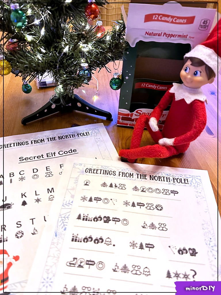 Free Printable Elf On The Shelf Secret Message ยป Minordiy with Elf On The Shelf Decoder Printable