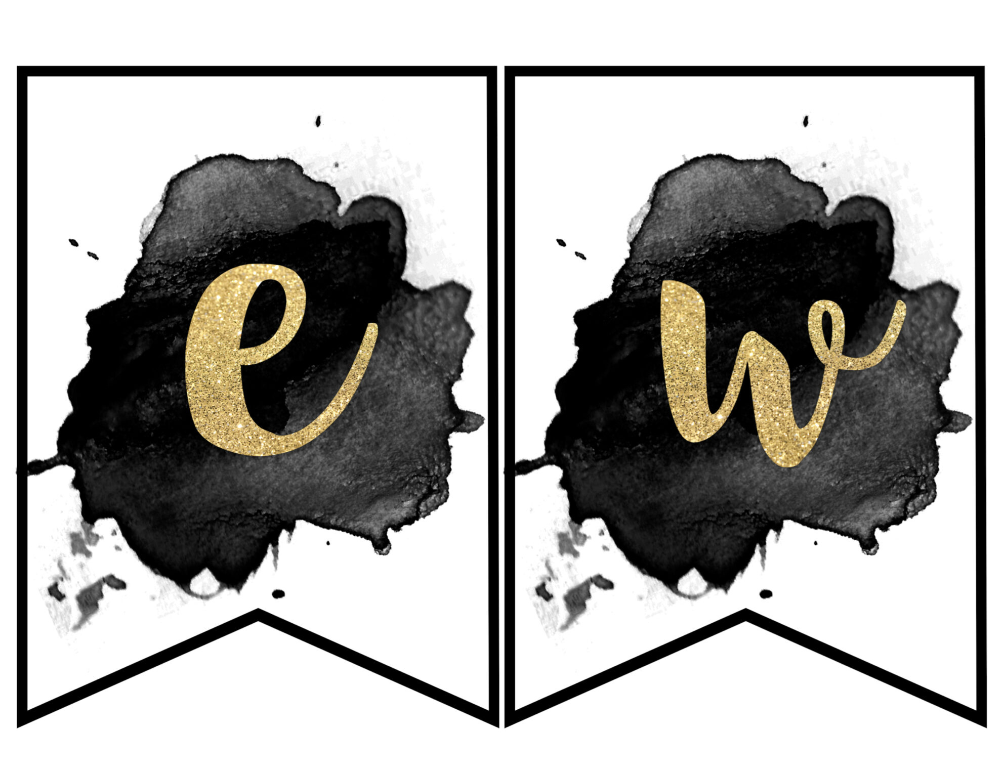 Free Printable Happy New Year Banner - Paper Trail Design for Free Printable Happy New Year Banner Letters