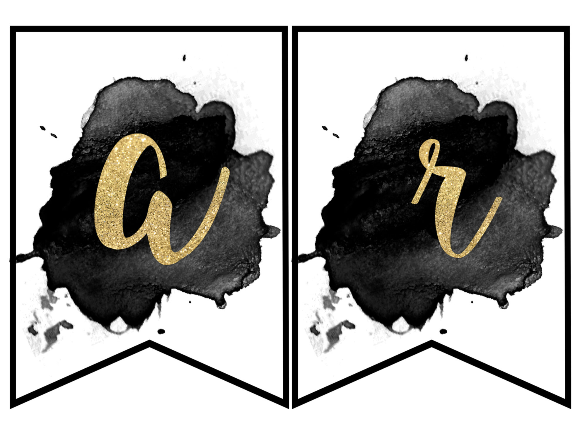 Free Printable Happy New Year Banner - Paper Trail Design within New Year Banner Printable