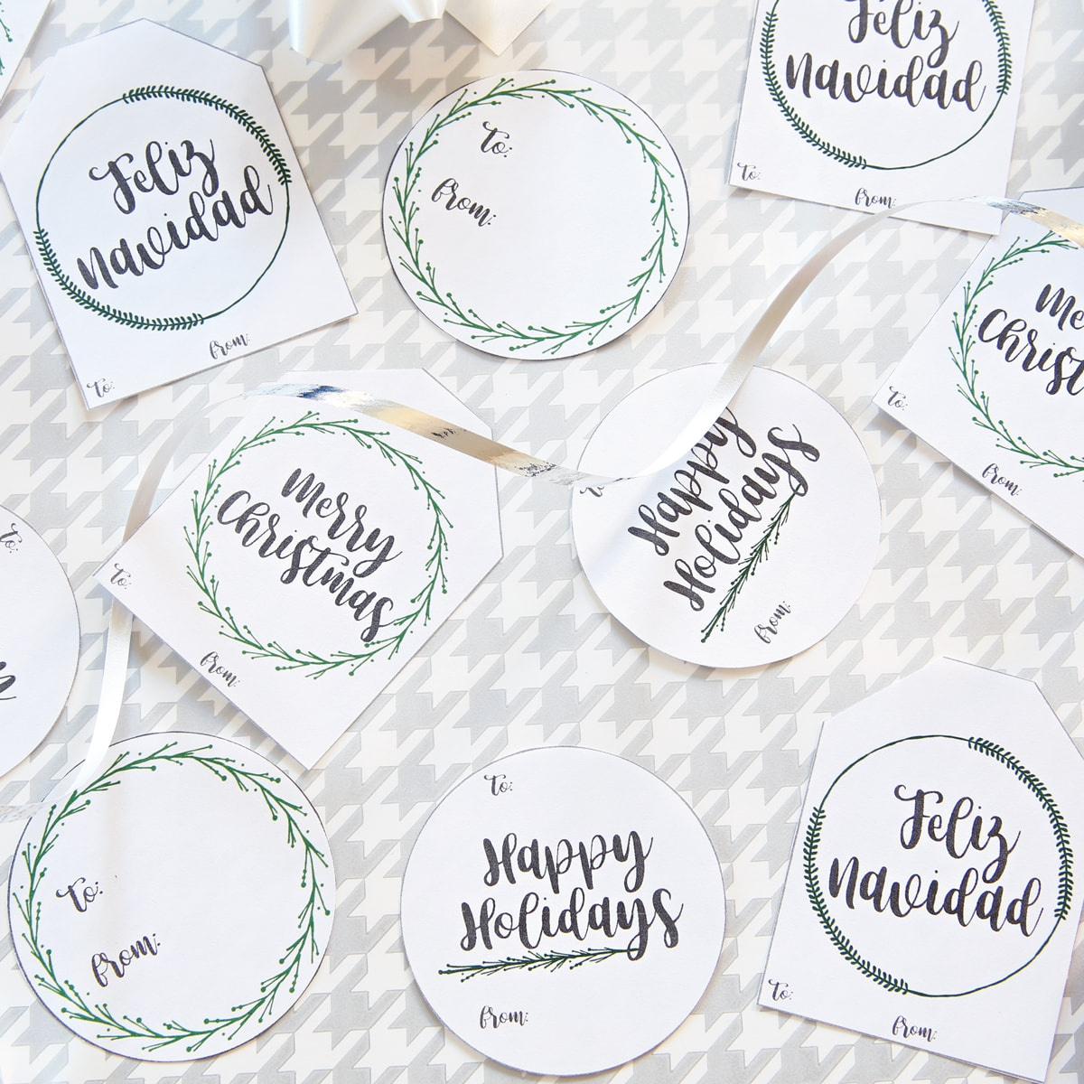 Free Printable Holiday Gift Tags | Abby Organizes pertaining to Printable Christmas Tags With String