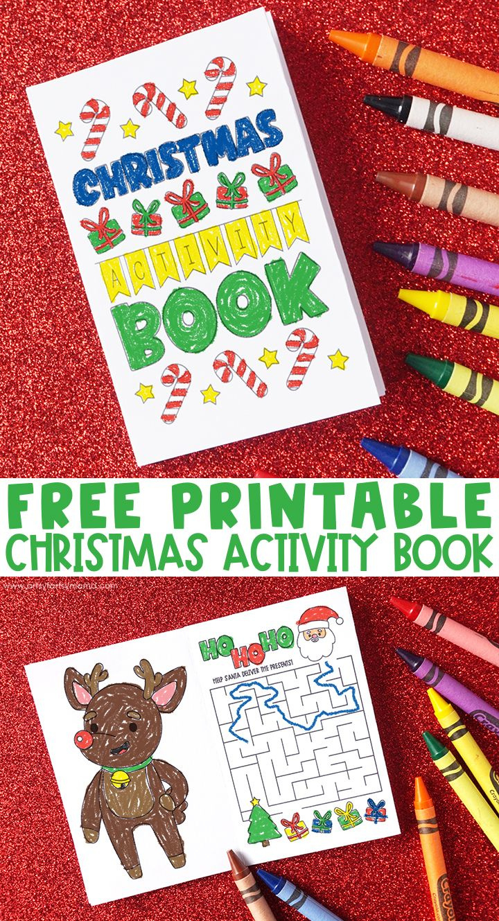 Free Printable Mini Christmas Activity Book regarding Christmas Mini Books Free Printable