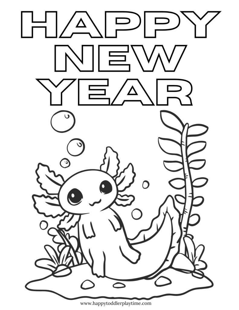 Free Printable New Year&amp;#039;S Eve Coloring Pages - Happy Toddler Playtime with Free Printable New Years Coloring Pages