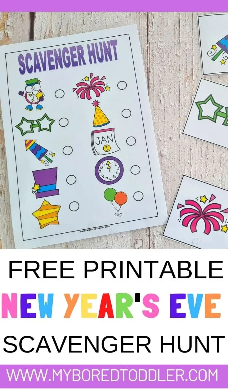 Free Printable New Year'S Eve Scavenger Hunt For Toddlers - My regarding Free Printable New Years Scavenger Hunt