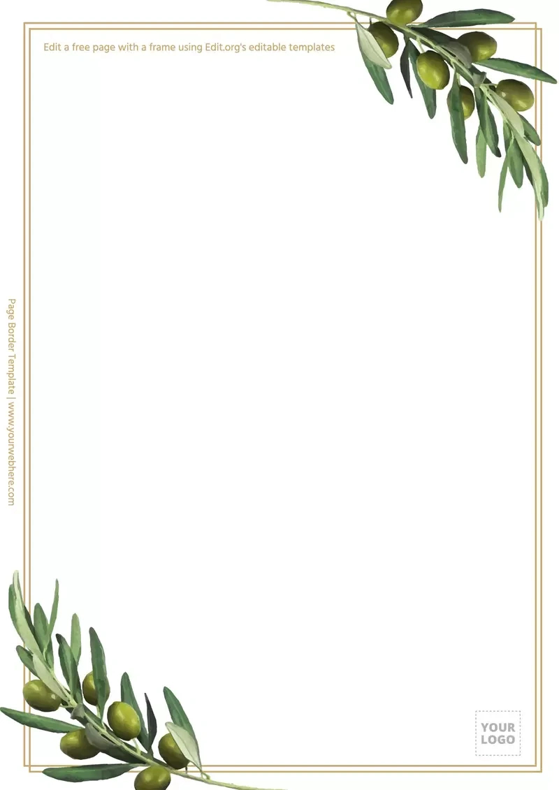 Free Printable Page Border Templates pertaining to Free Printable Borders