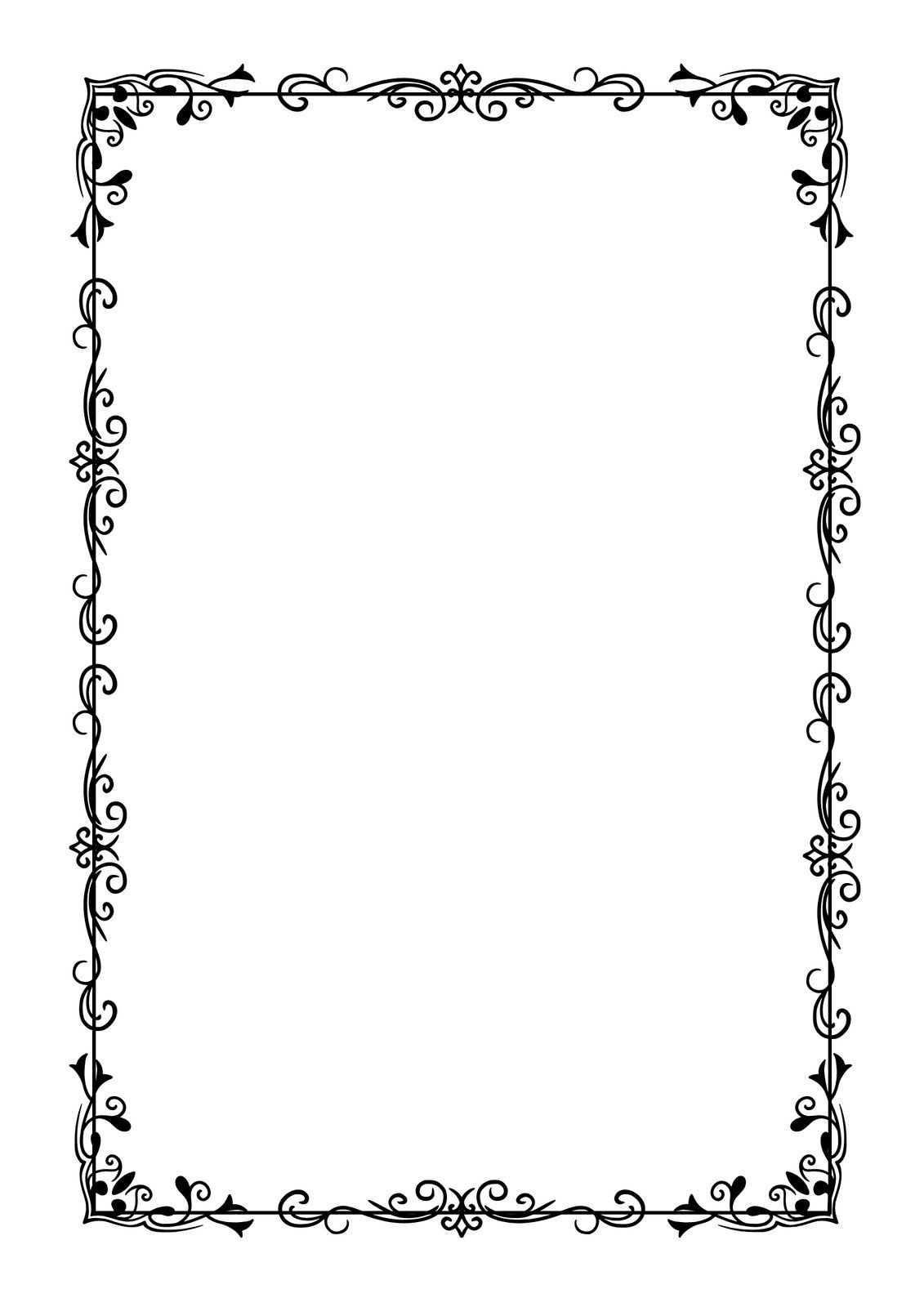 Free Printable Page Border Templates You Can Customize | Canva regarding Free Printable Borders