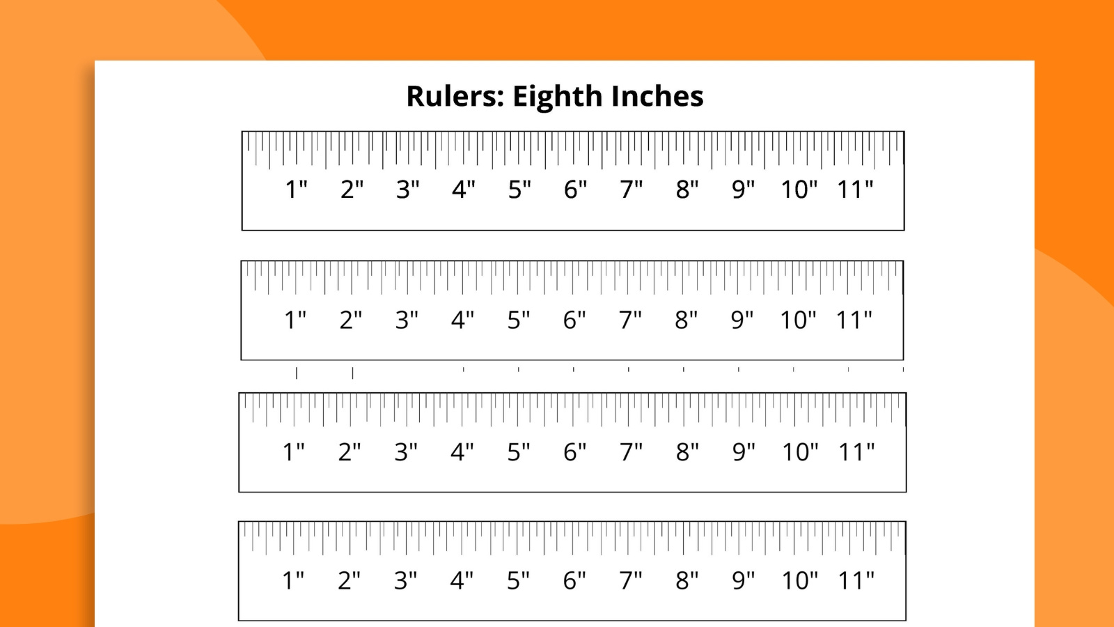 Free Printable Ruler Bundle with Free Printable 12 Inch Ruler
