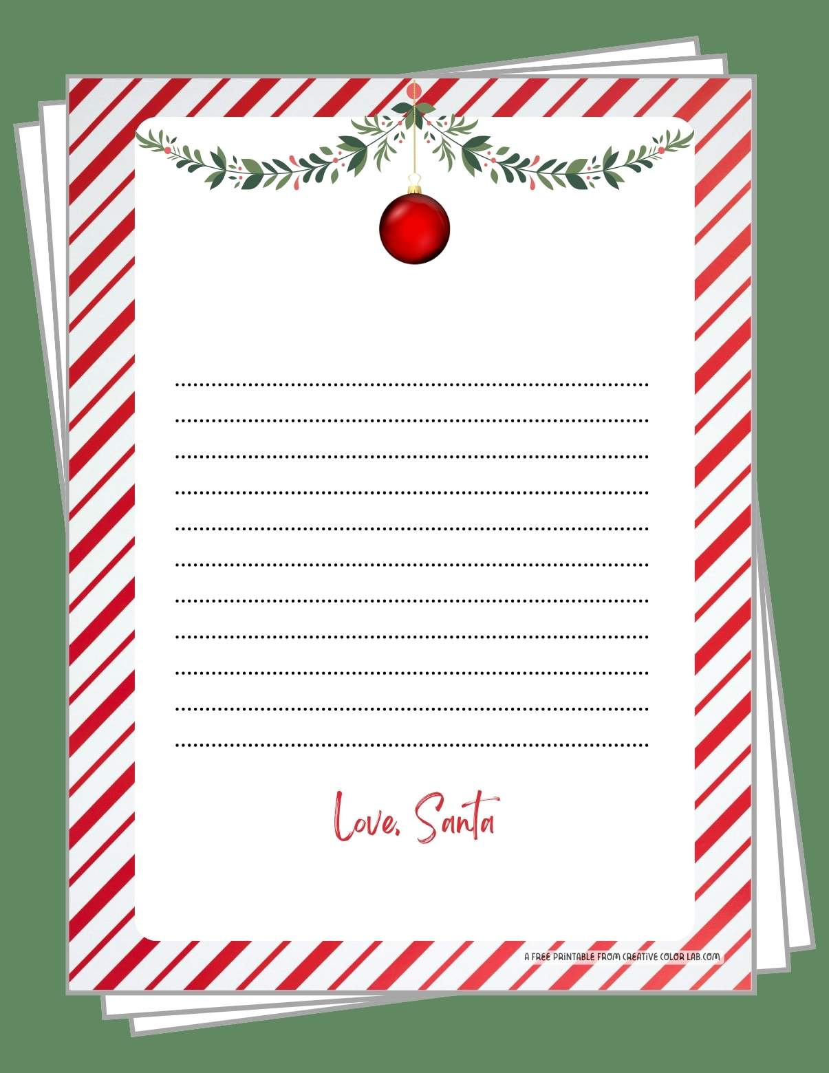 Free Printable Santa Claus Letterhead Templates pertaining to Santa Official Letterhead Printable