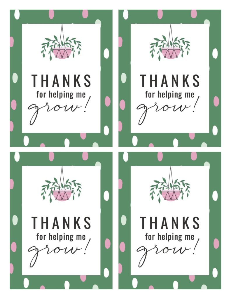 Free Printable Teacher Appreciation Gift Tags for Printable Teacher Christmas Tags