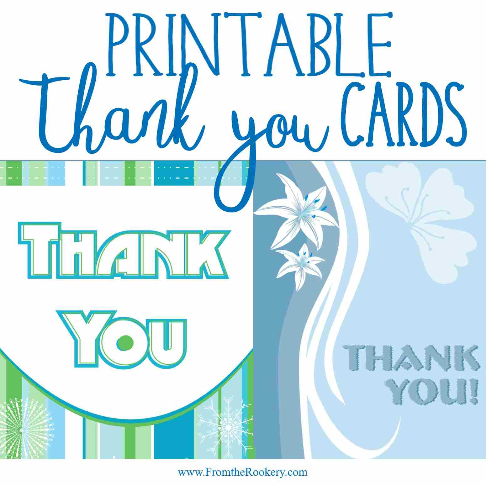 Free Printable Thank You Cards inside Printable Thank You Cards Free With Photo