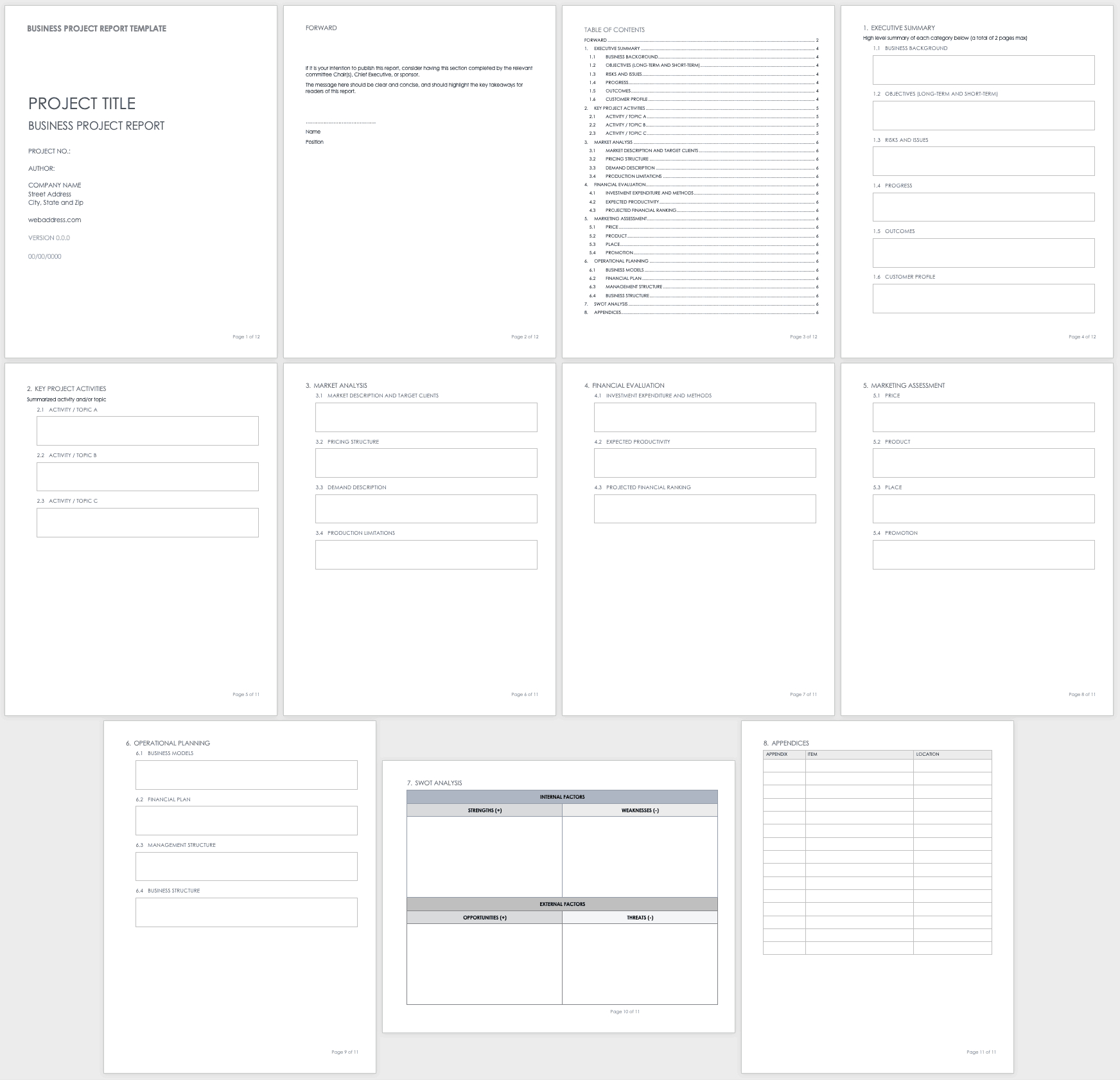 Free Project Report Templates | Smartsheet inside Project Profile Sample Template