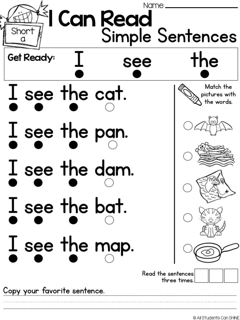 Free Reading Passages For Beginning Readers - All Students Can Shine intended for Free Printable First Grade Fluency Passages