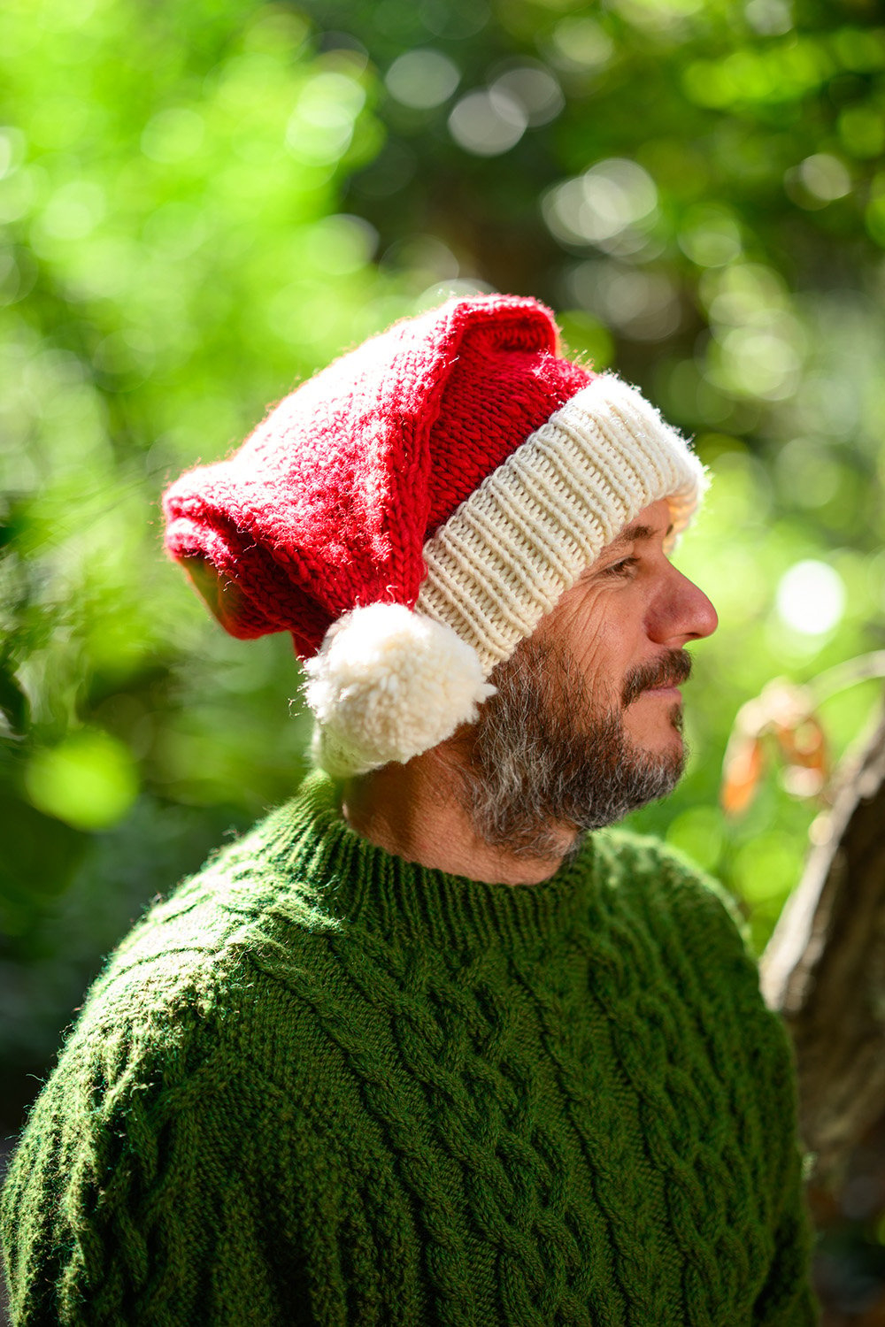 Free Santa Hat Knitting Pattern (7 Sizes) - Handy Little Me intended for Free Santa Hat Knitting Pattern Printable