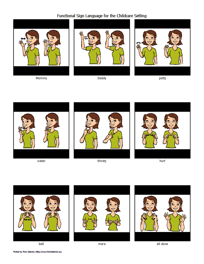 Free Sign Language Printables | Wordsofhisheart within Free Sign Language Printables