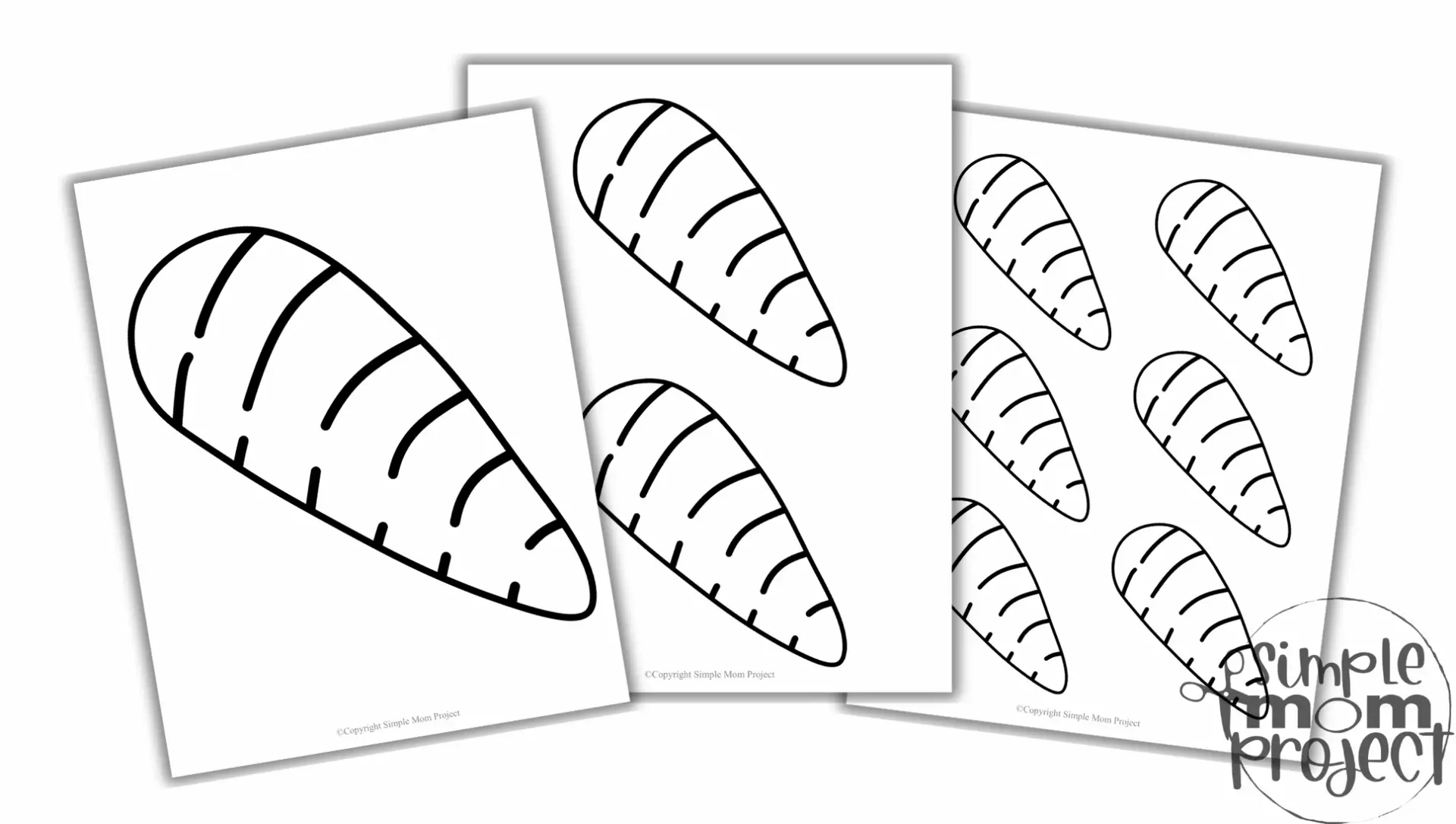 Free Snowman Nose (Carrot) Printable For Kids' Winter Crafts pertaining to Printable Snowman Nose Template