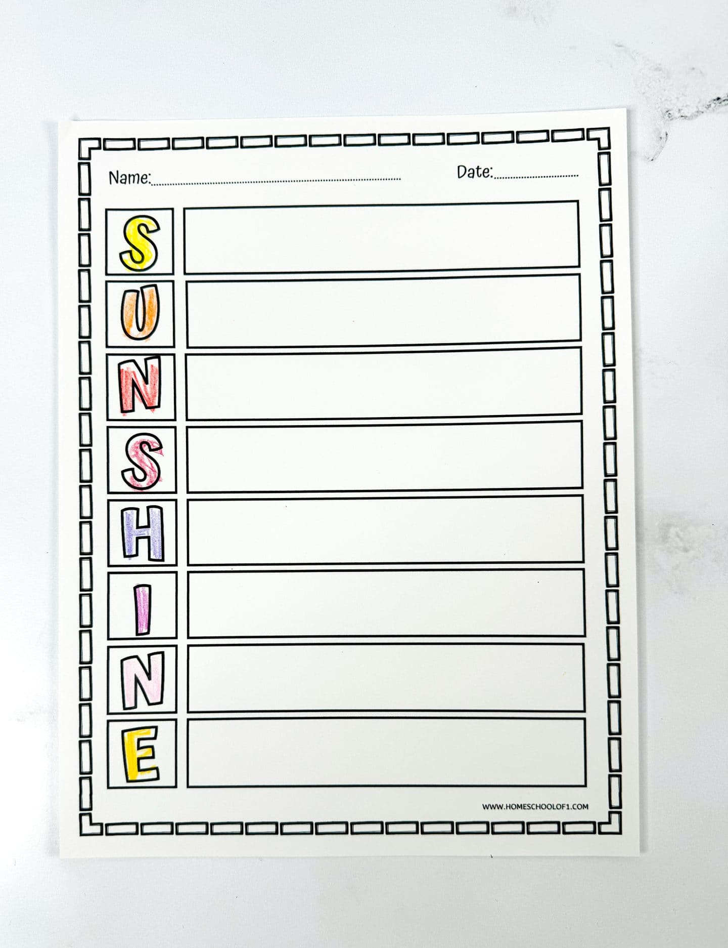 Free Summer Acrostic Poem Templates For Kids pertaining to Free Printable Acrostic Poem Template