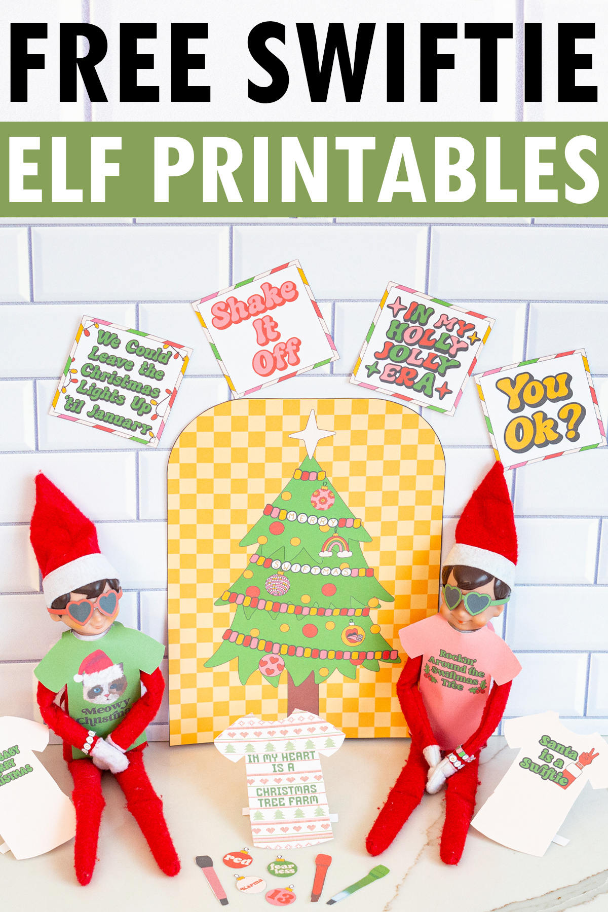 Free Taylor Swift Inspired Elf On The Shelf Printables with regard to Elf On The Shelf Taylor Swift Printable