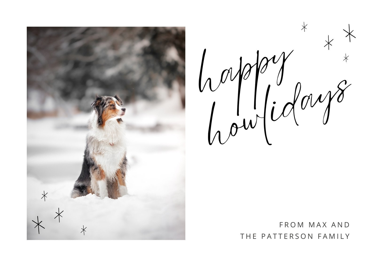 Free To Edit And Print Dog Christmas Card Templates | Canva with regard to Christmas Card For Dogs Printable