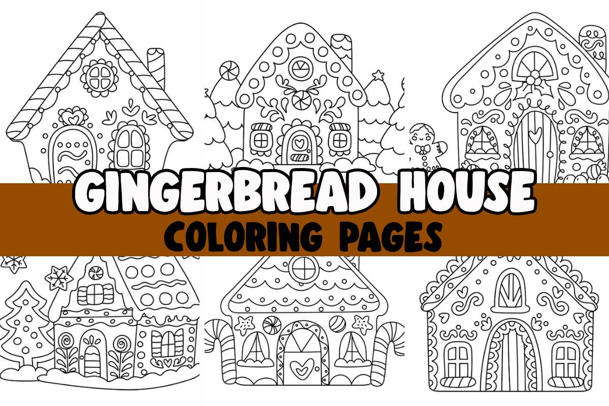 Gingerbread House Coloring Pages (Free Printables) - The Best with regard to Gingerbread House Coloring Pages Printable