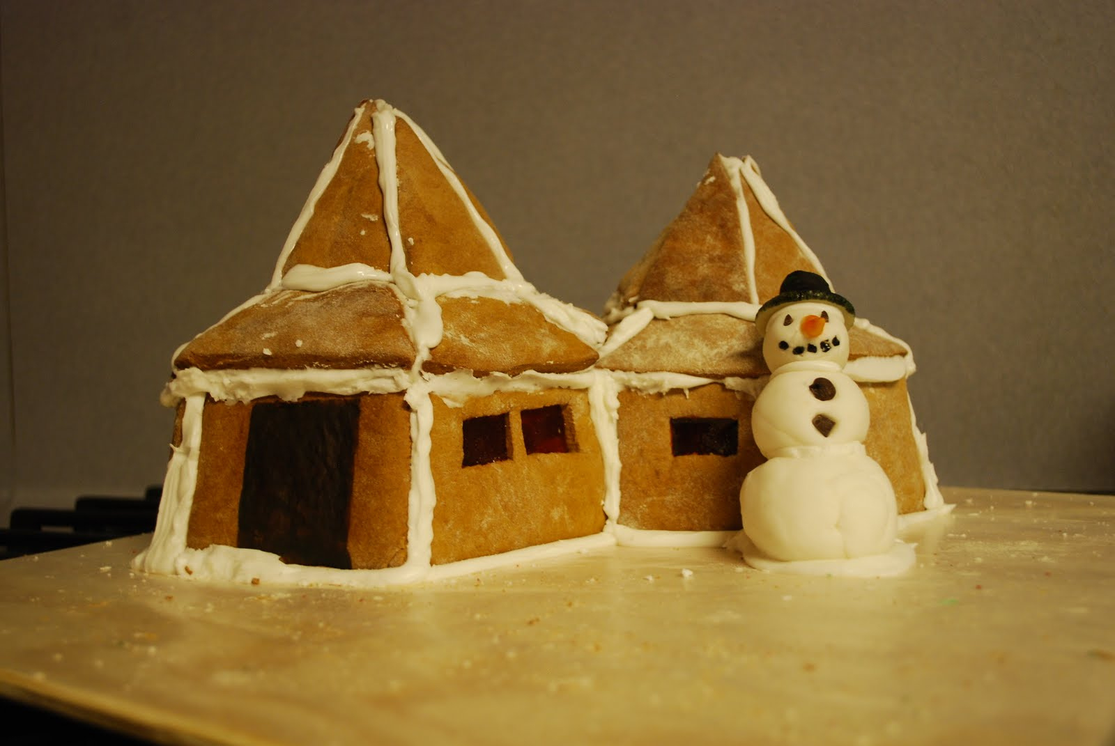 Gingerbread House: Hagrid'S Hut | Happychappyhouse inside Hagrids Hut Gingerbread House Template