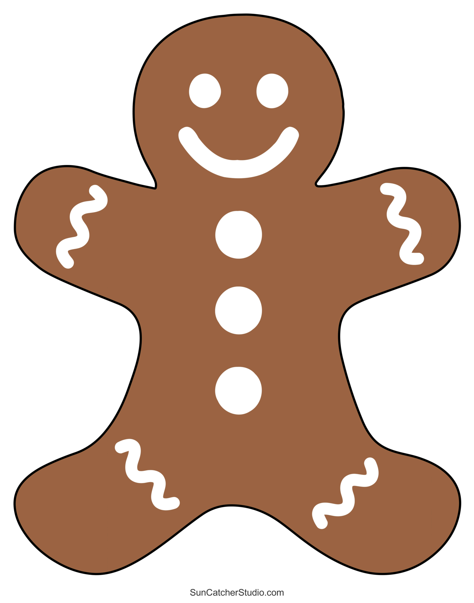 Gingerbread Man Templates (Printable Outlines And Patterns) – Free pertaining to Gingerbread Cookie Template Printable