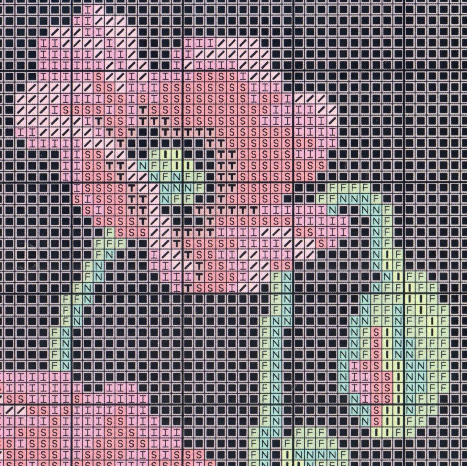 Grid Pattern Design Free Printable Latch Hook Patterns - Printable regarding Free Printable Latch Hook Patterns