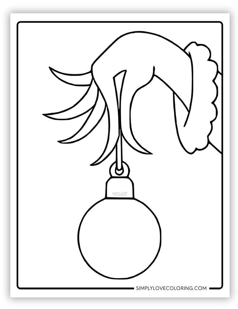 Grinch Coloring Pages (Free Pdf Printables) - Simply Love Coloring with regard to Grinch Coloring Ornament Printable
