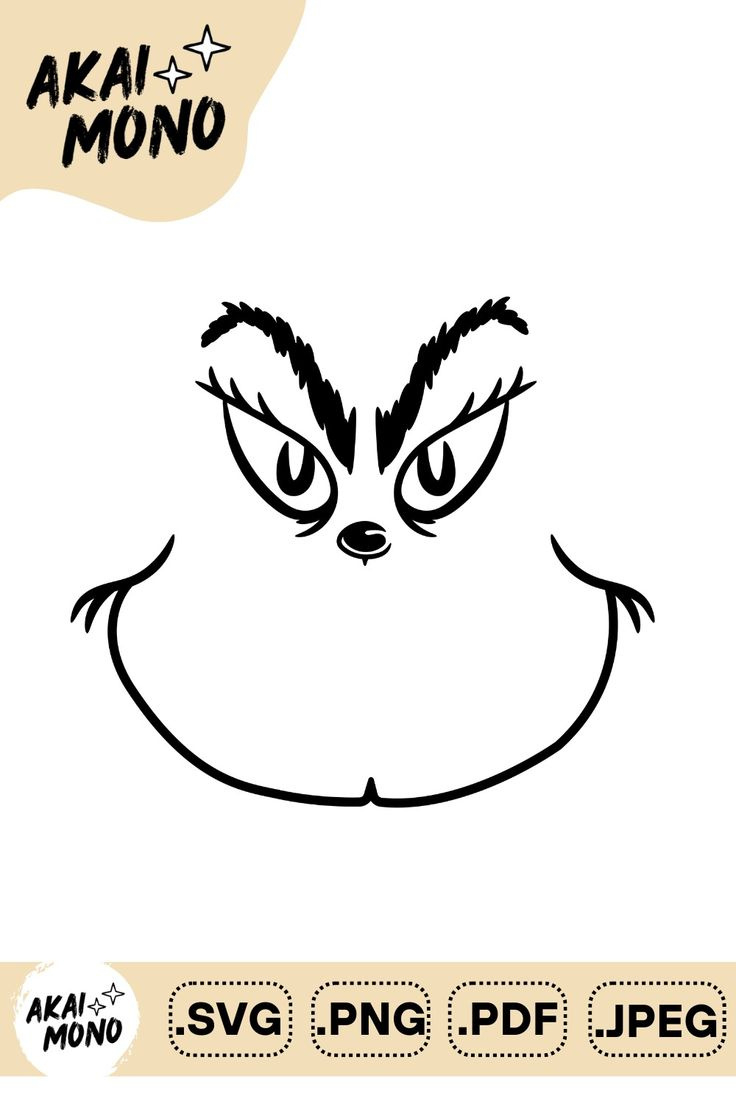 Grinch Face Mask Template Free Printable - Shop On Pinterest throughout Grinch Face Mask Printable