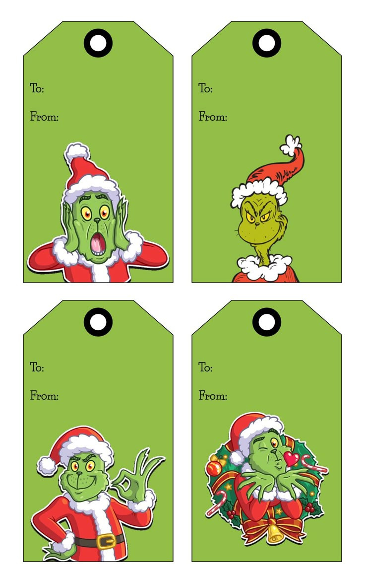 Grinch Pills Tags - 10 Free Pdf Printables | Printablee within Printable Grinch Christmas Tags
