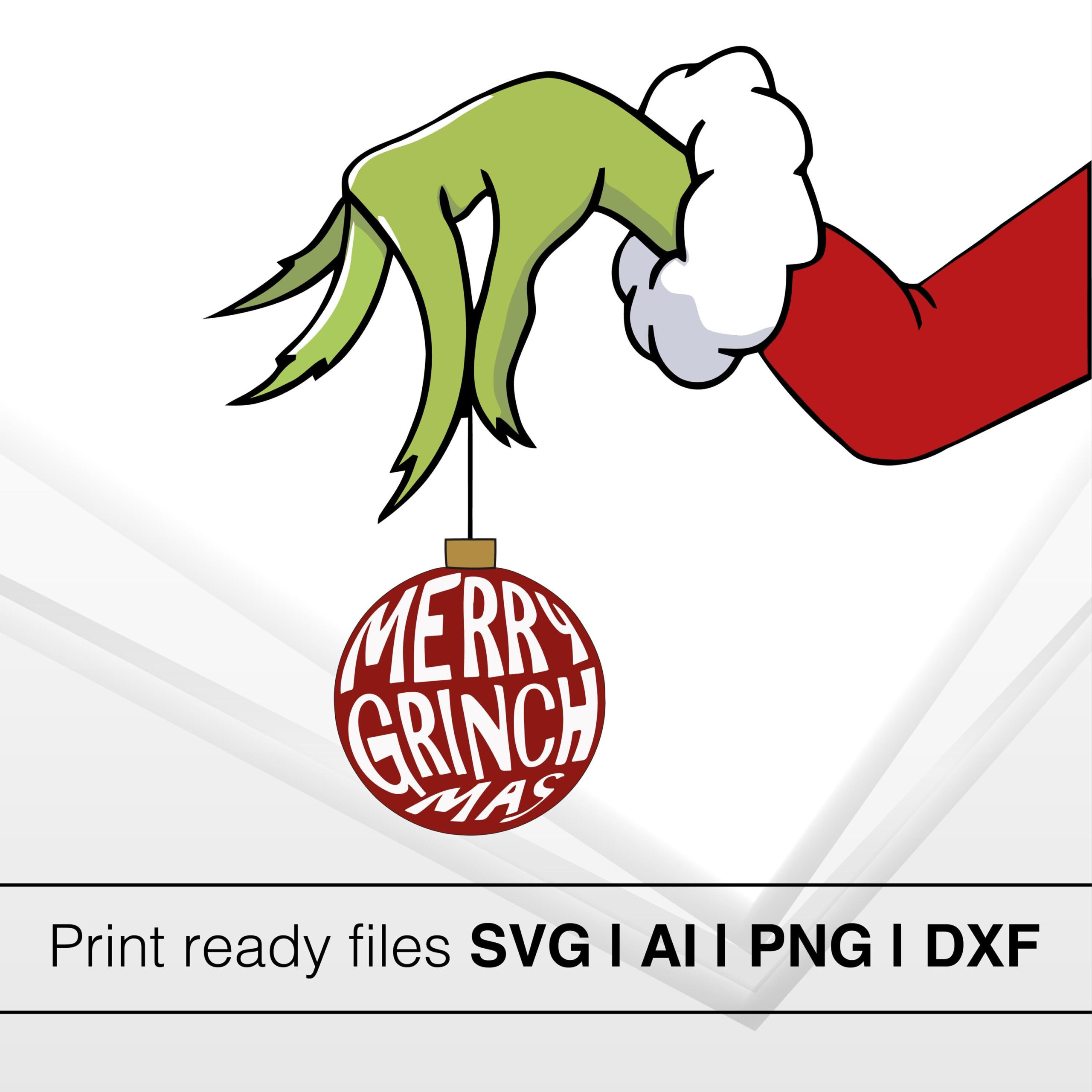 Grinch Stola Svg, Grinch Hand Svg, Weihnachten Svg, Grinch Stola within Grinch Hand Printable