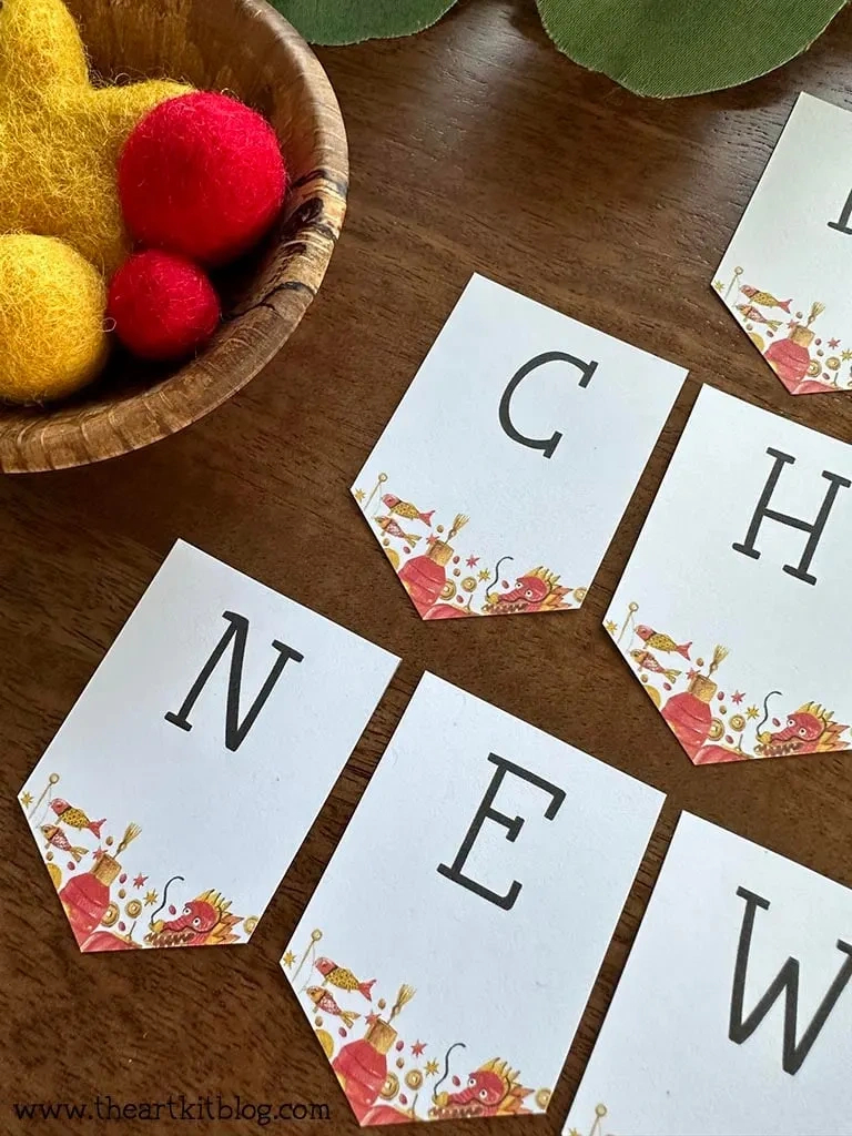 Happy Chinese New Year Banner {Free Printable!} - The Art Kit throughout Free Printable Chinese New Year Banner