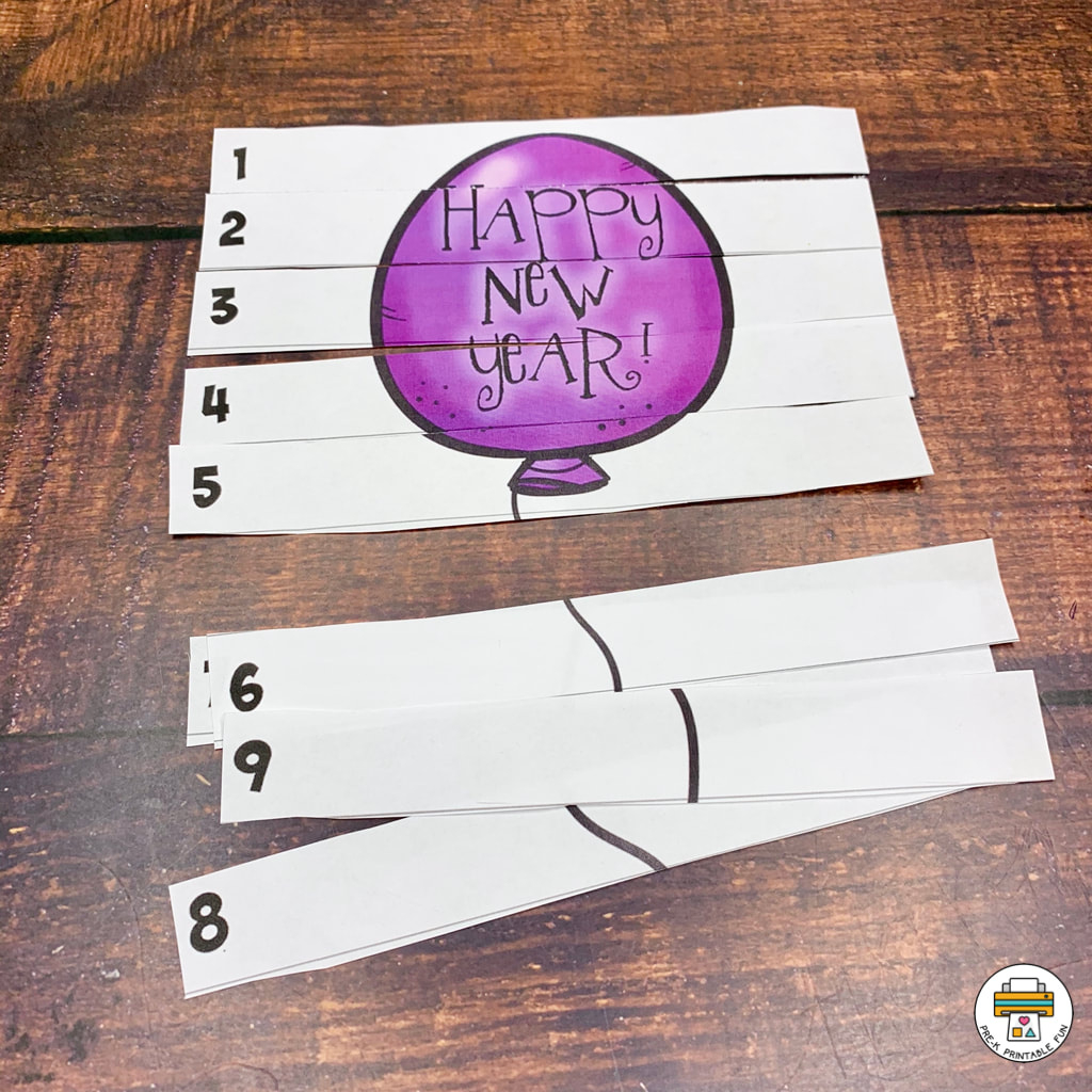 Happy New Year Mini Activity Pack - Pre-K Printable Fun throughout New Year Preschool Printables