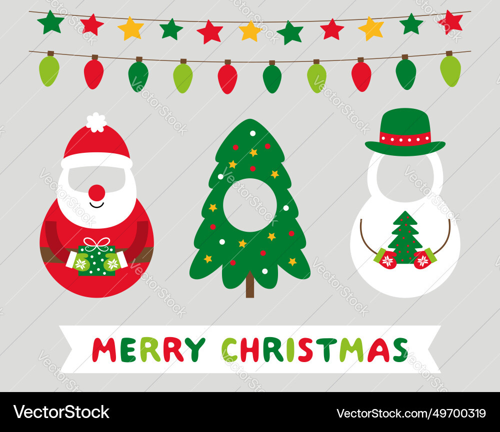 Holiday Face In Hole Party Props - Santa – Lizenzfreie inside Christmas Face in Hole Templates