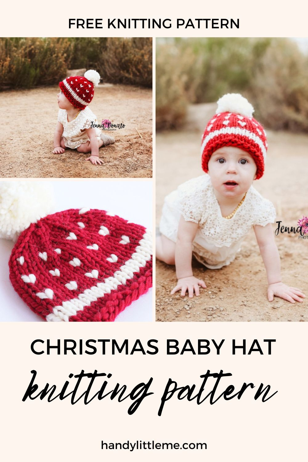 Holiday Hat Knitting Pattern | Free Knitting Patterns | Handy within Free Printable Knit Baby Santa Hat