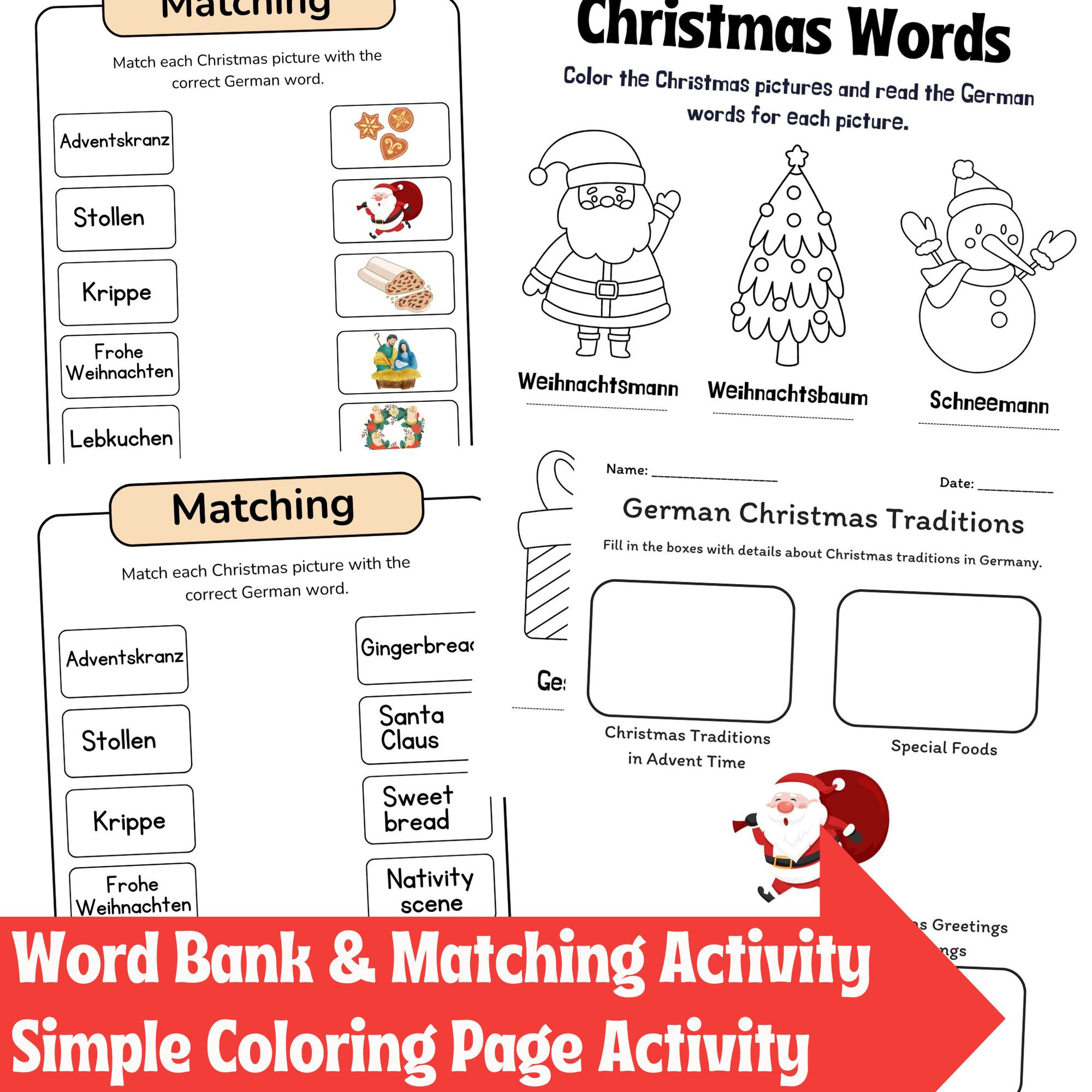 Holidays In Germany - Christmas - Reading Comprehension with regard to German Christmas Worksheets