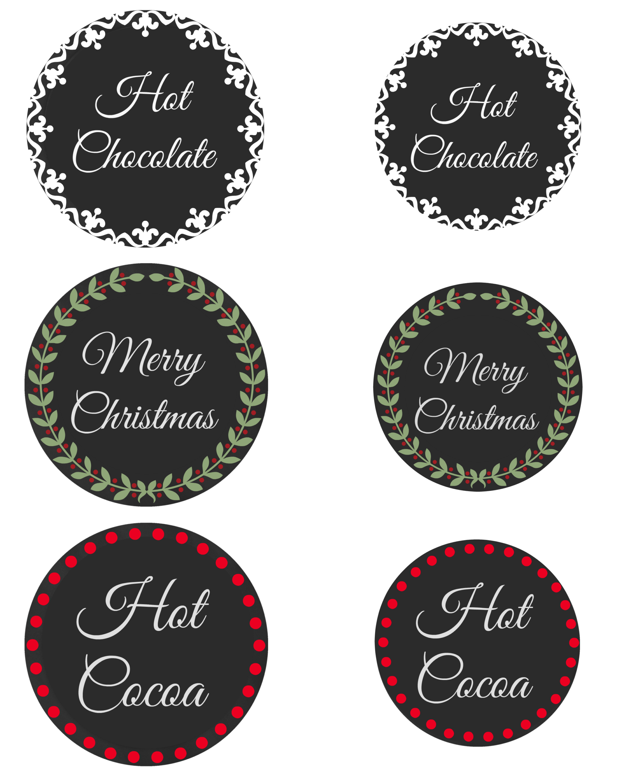 Homemade Hot Cocoa Mix Recipe inside Hot Cocoa Labels Printable
