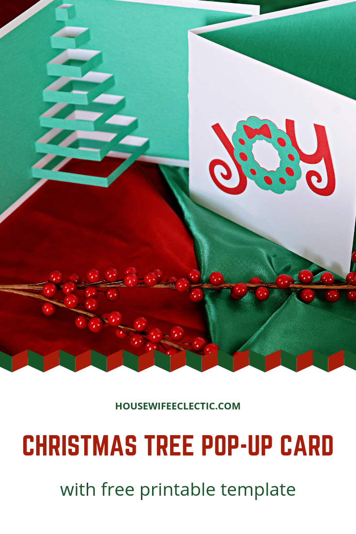 Homemade Pop-Up Christmas Tree Card (With Free Printable Template intended for Printable Christmas Tree Pop Up Card Template