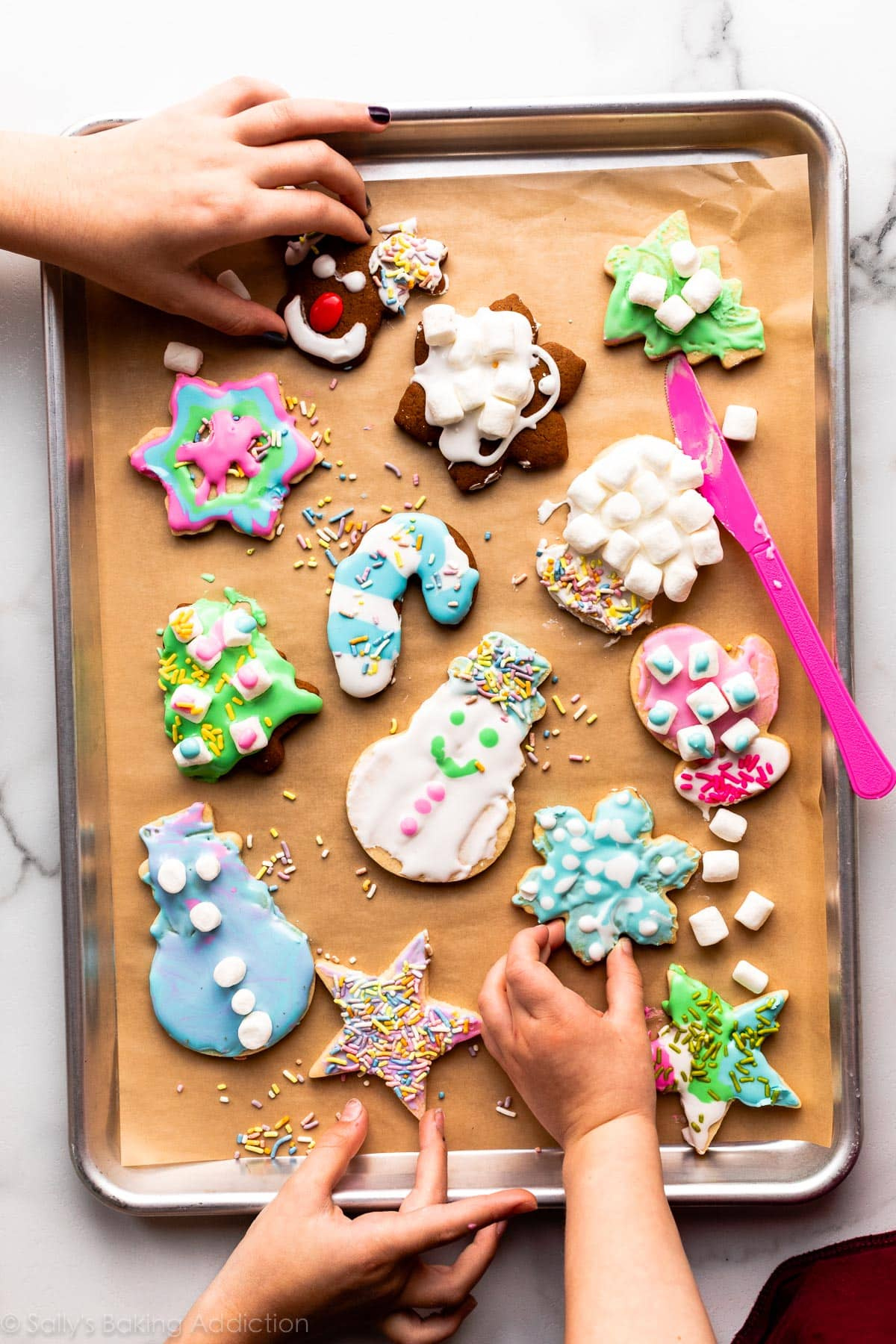 How To Host A Cookie Decorating Day (& Free Printable) - Sally'S regarding Sallys Baking Addiction Gingerbread House Template